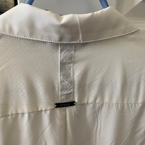 MPG Sport Milano Technical Dress Shirt, White, - Picture 2 of 4